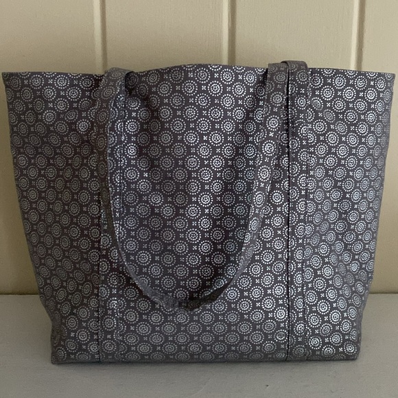 NWOT Handmade Zip Top Cotton Tote - Picture 14 of 16